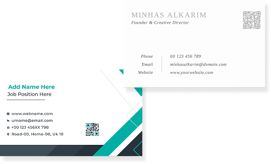 カラー名刺・モノクロ名刺サンプル画像