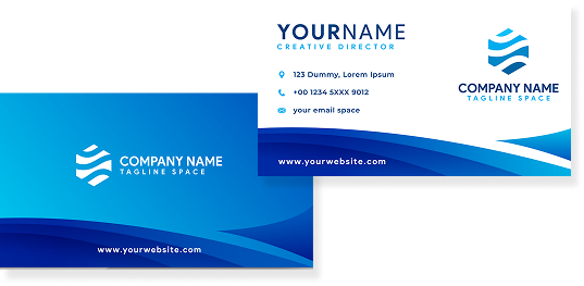 名刺　裏表イメージ画像